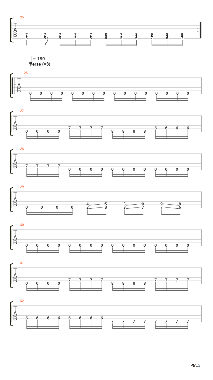 Before The Dawn吉他谱