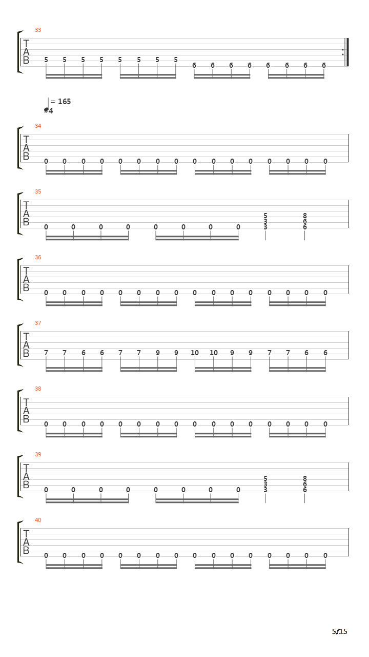 Before The Dawn吉他谱