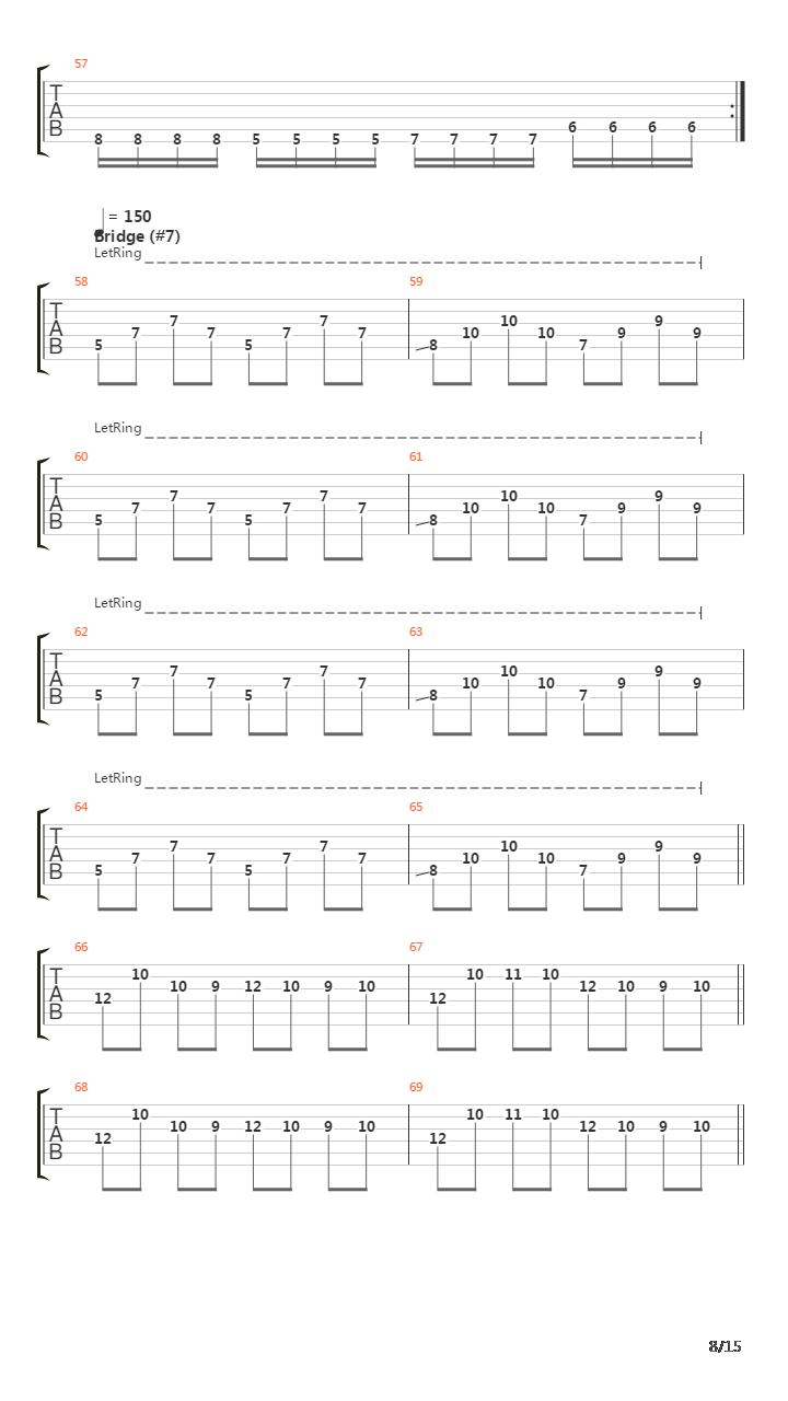 Before The Dawn吉他谱