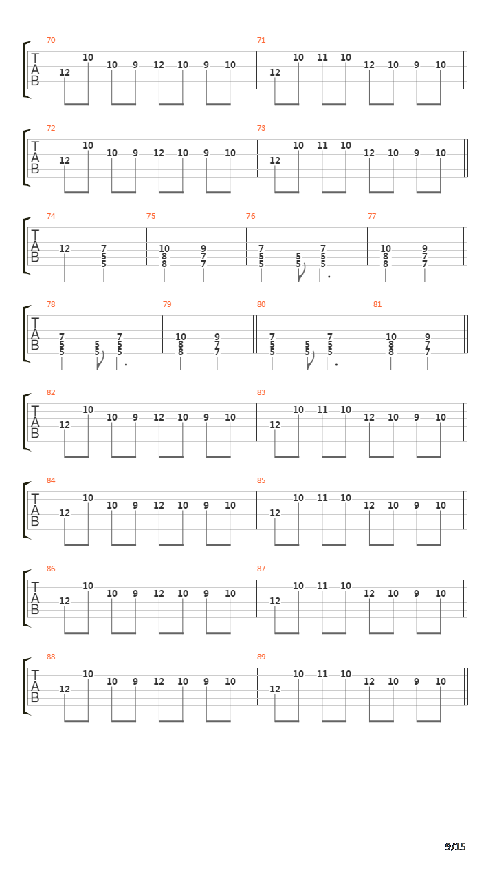 Before The Dawn吉他谱