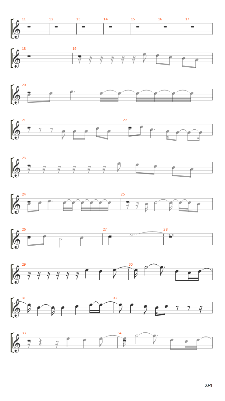 Death Note - Op 1 The World吉他谱