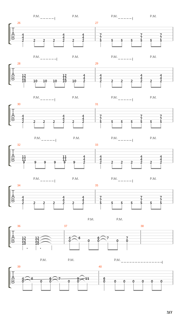 Elastic吉他谱