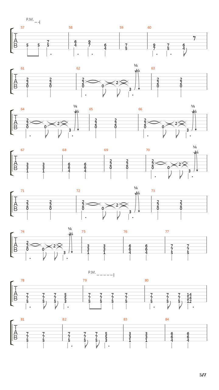 Elastic吉他谱