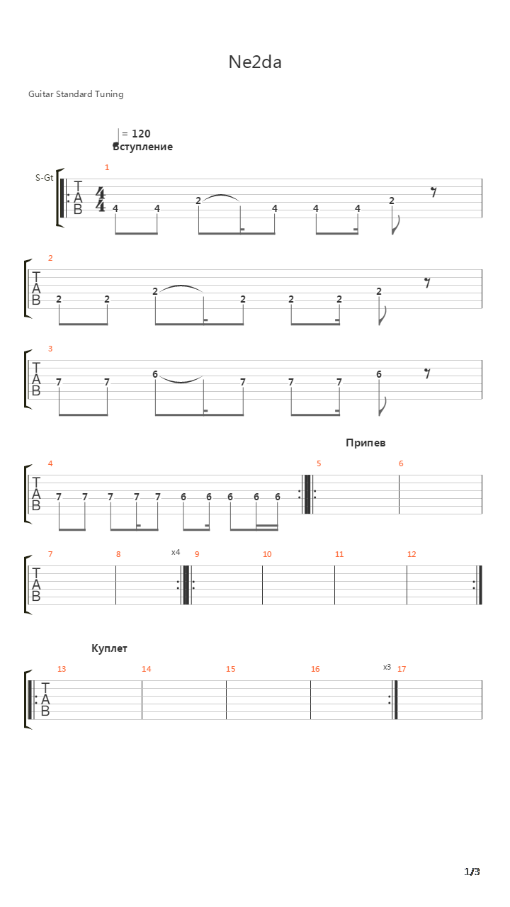 Ne2Da吉他谱