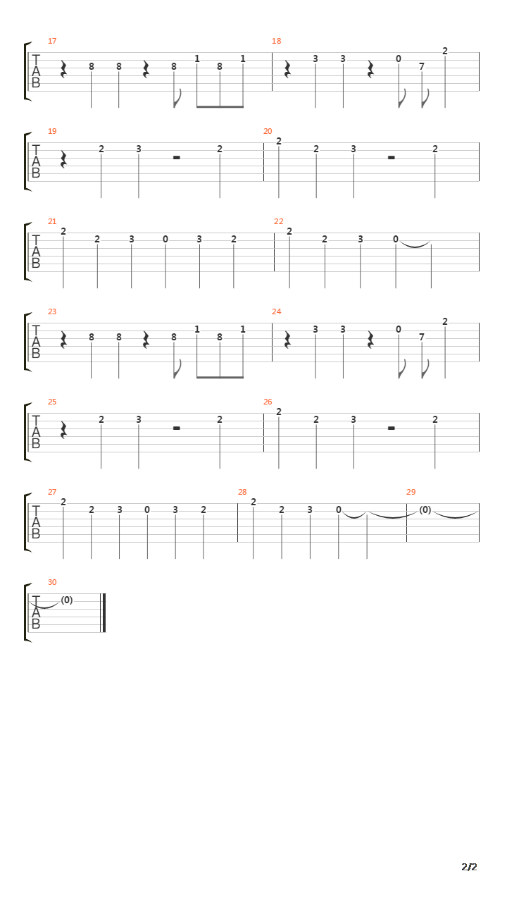 Concerto Pour Cloportes吉他谱