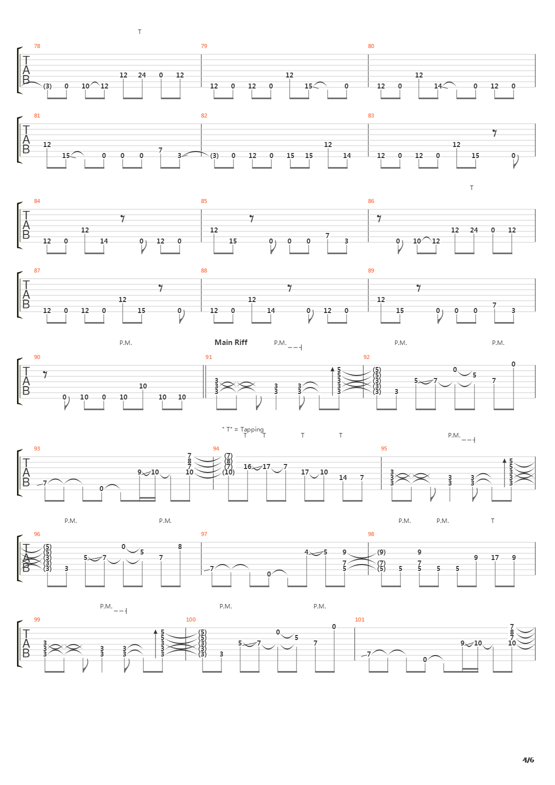 Relapse吉他谱