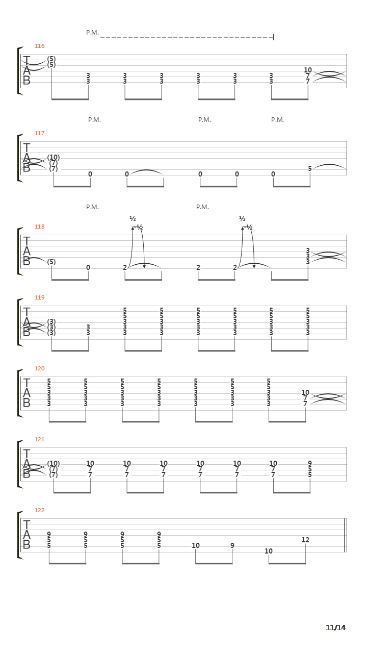 Relapse吉他谱