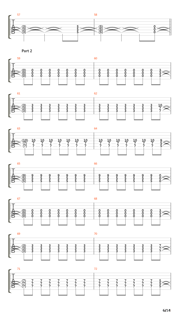 Relapse吉他谱