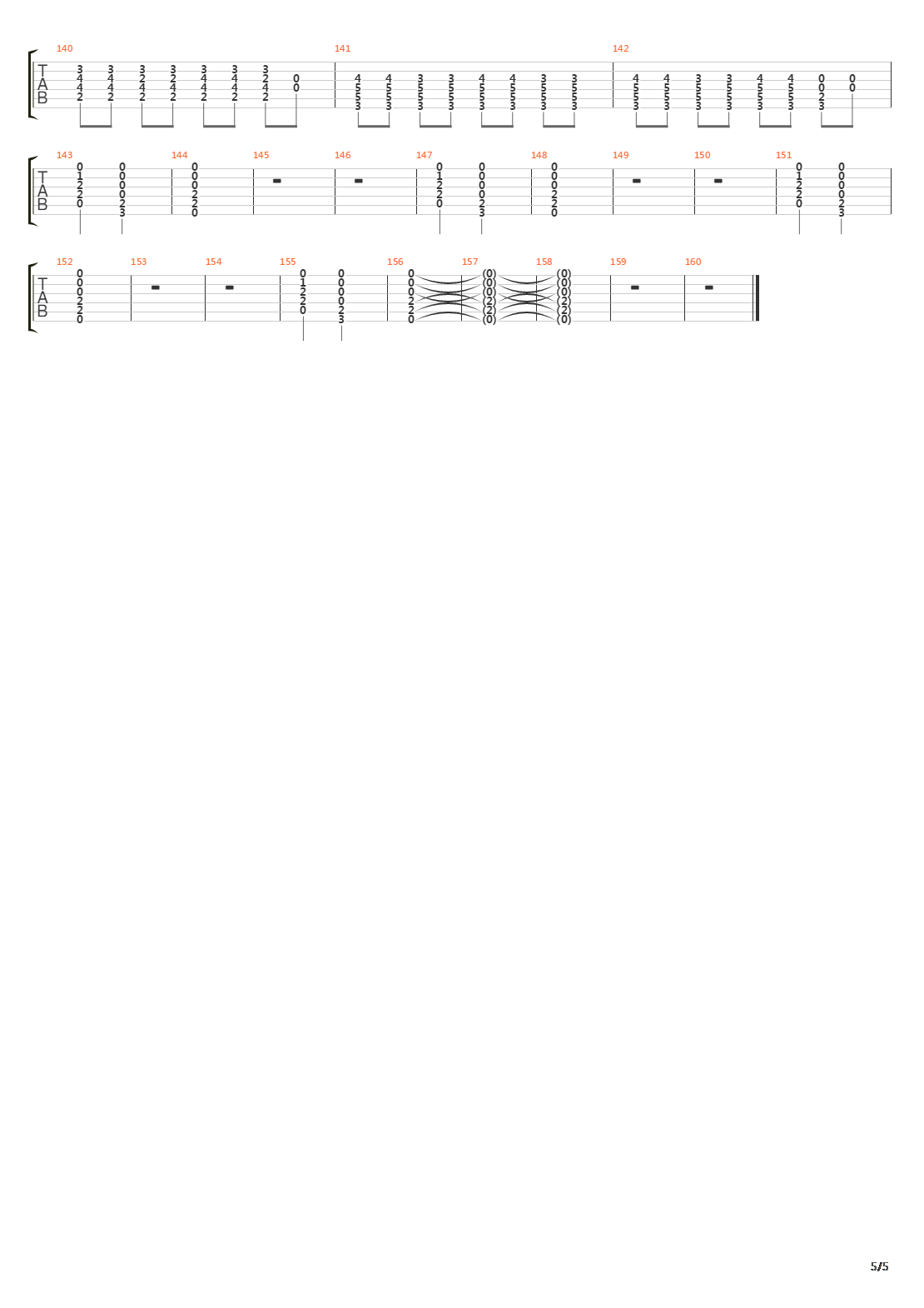 A Private Understanding吉他谱