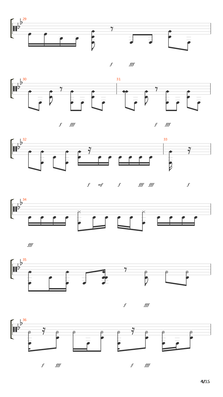 Playing Fiction吉他谱