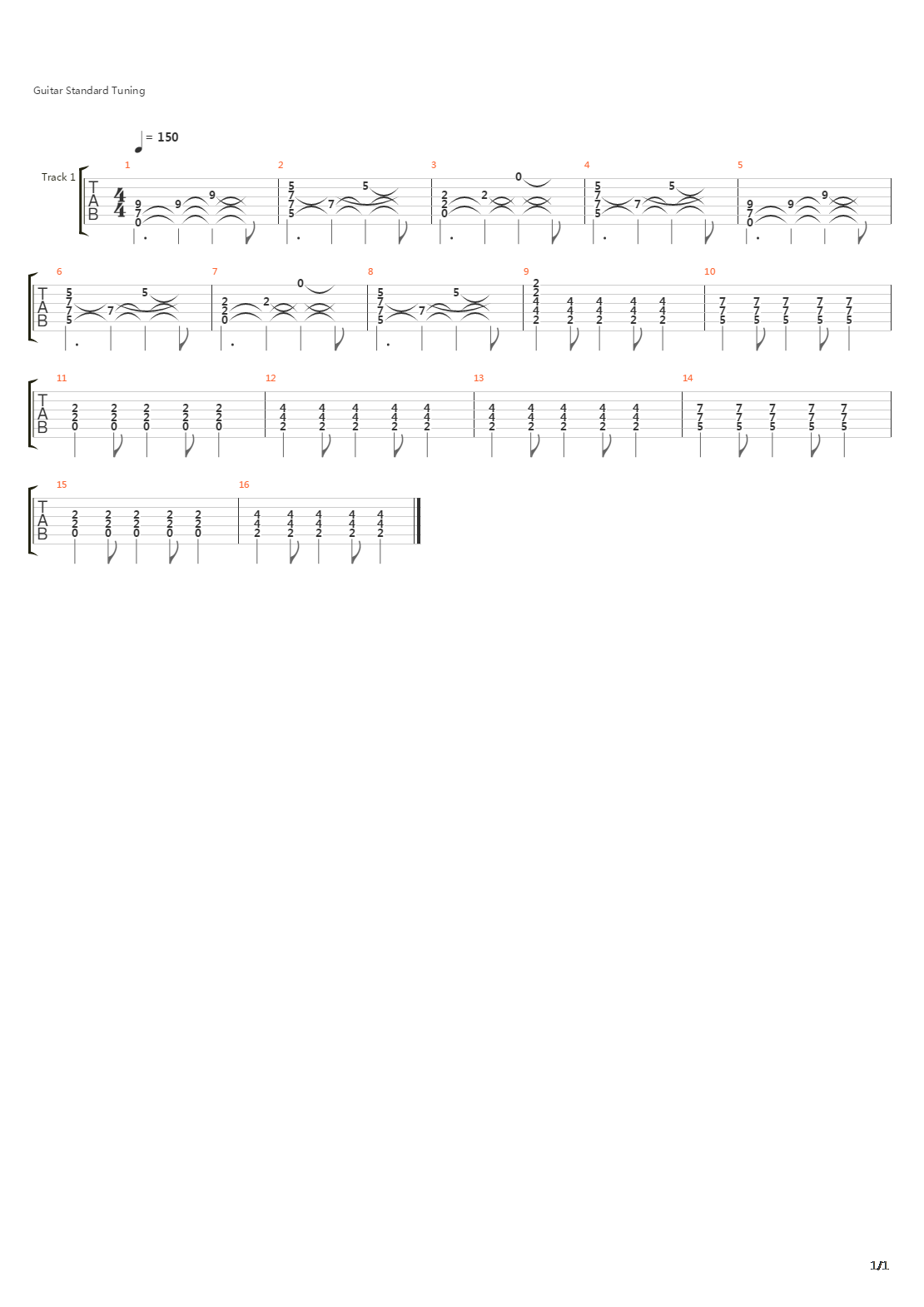 Empty吉他谱