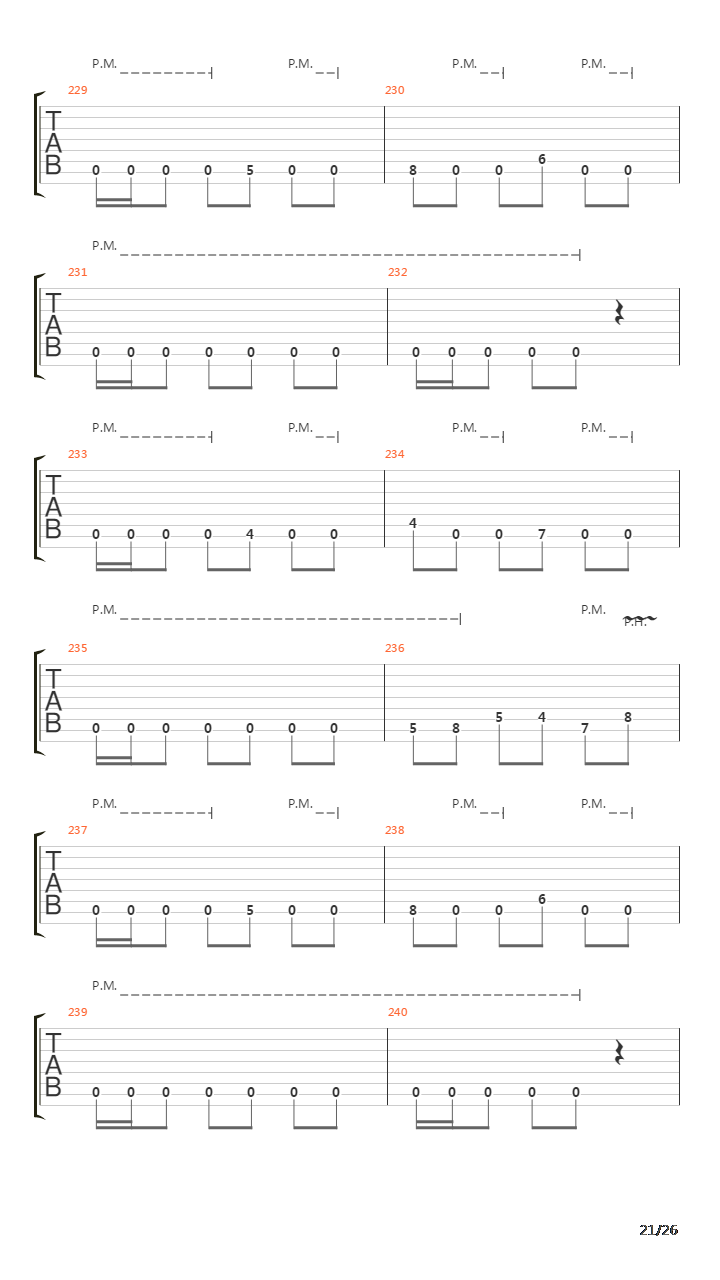 The Relic吉他谱