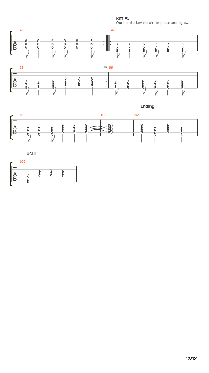 Life Line吉他谱