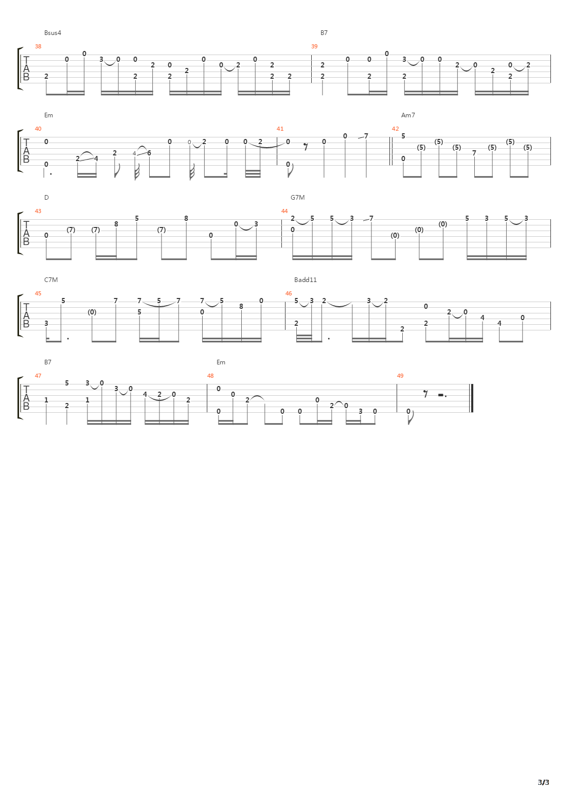 Europa吉他谱