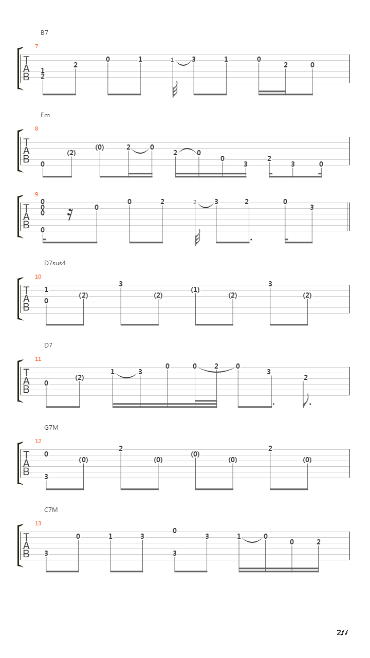 Europa吉他谱