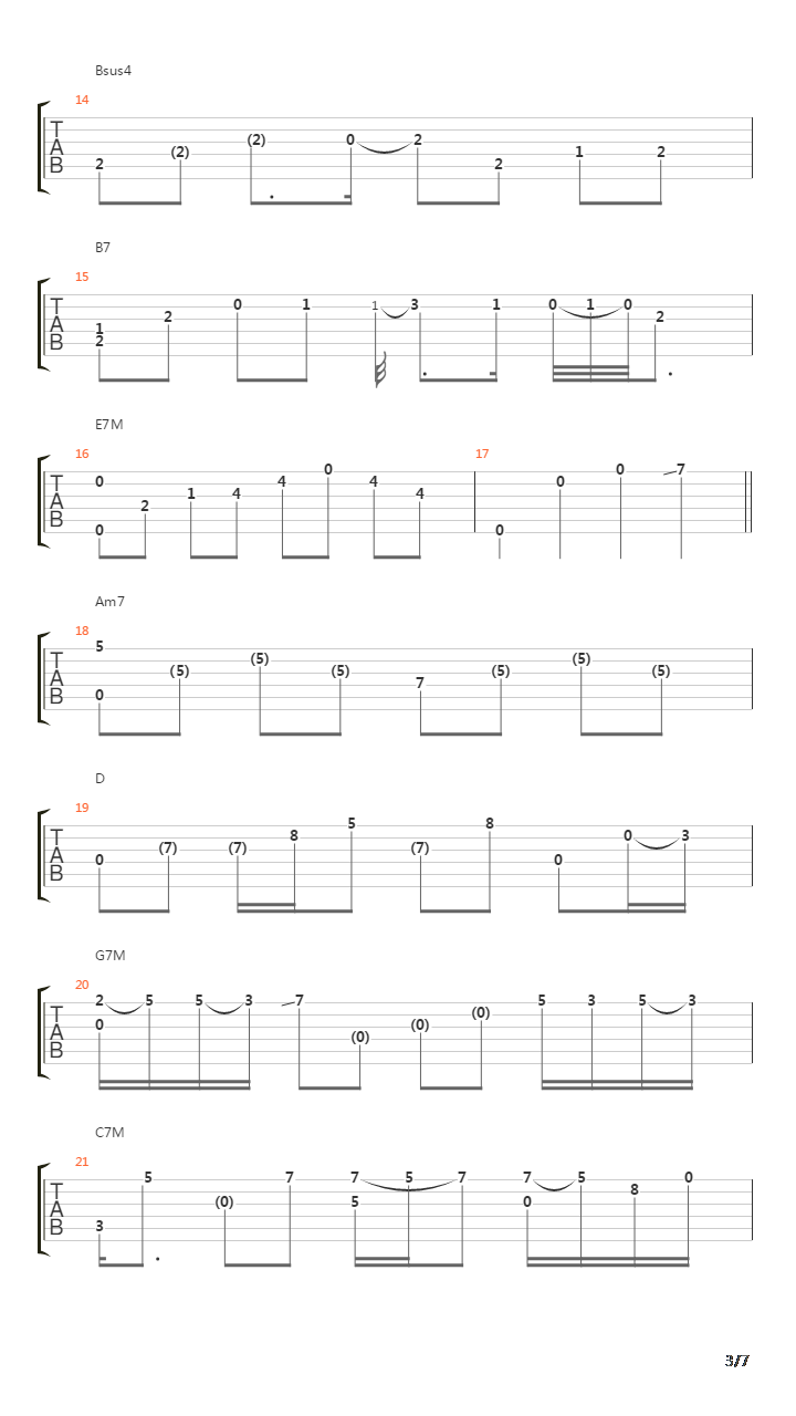 Europa吉他谱