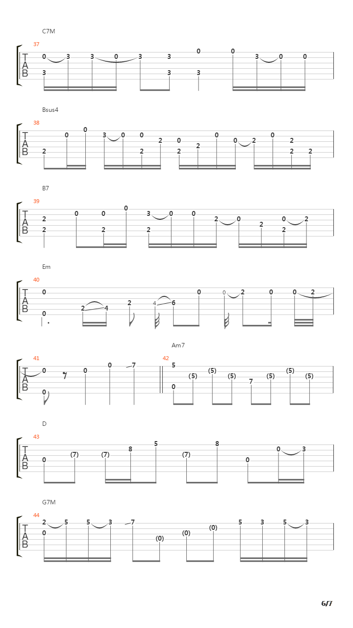 Europa吉他谱