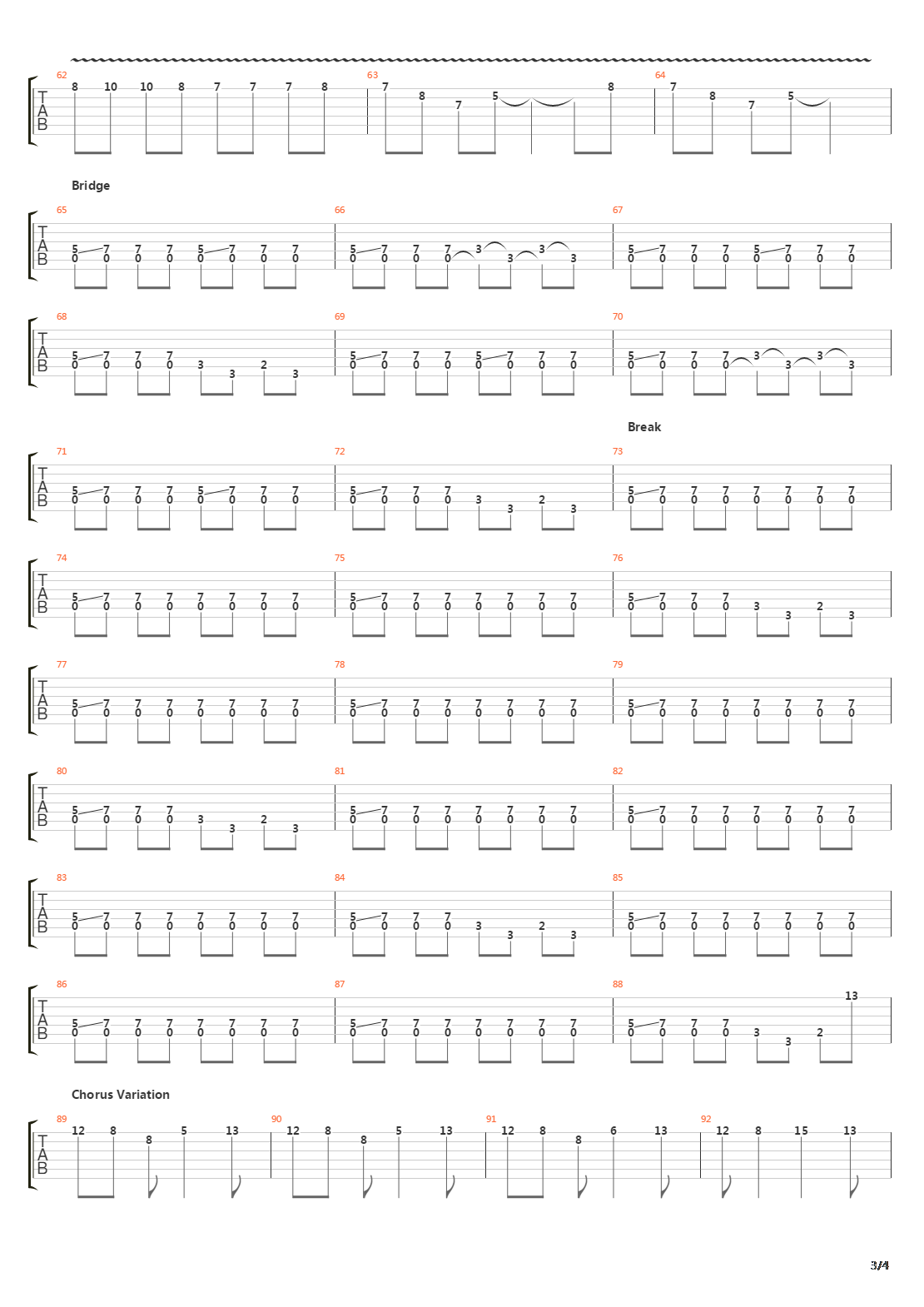 Dna吉他谱