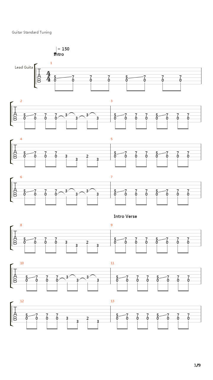 Dna吉他谱