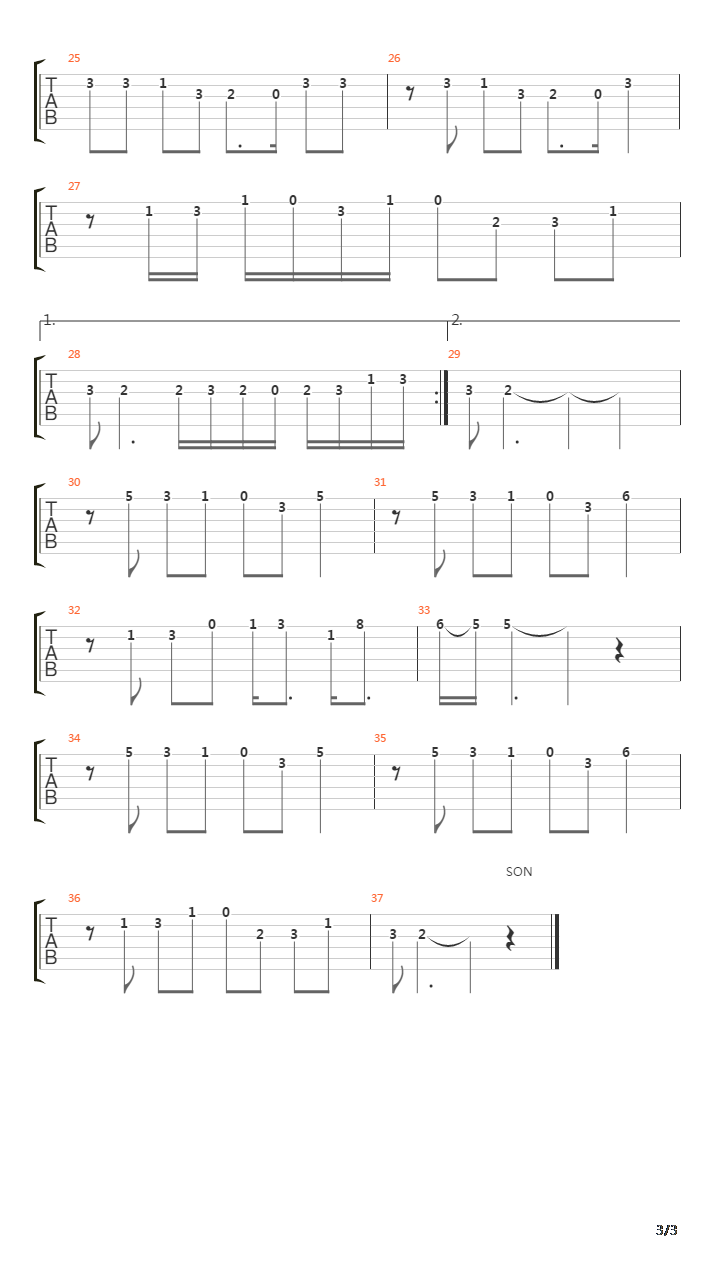 Firuze吉他谱