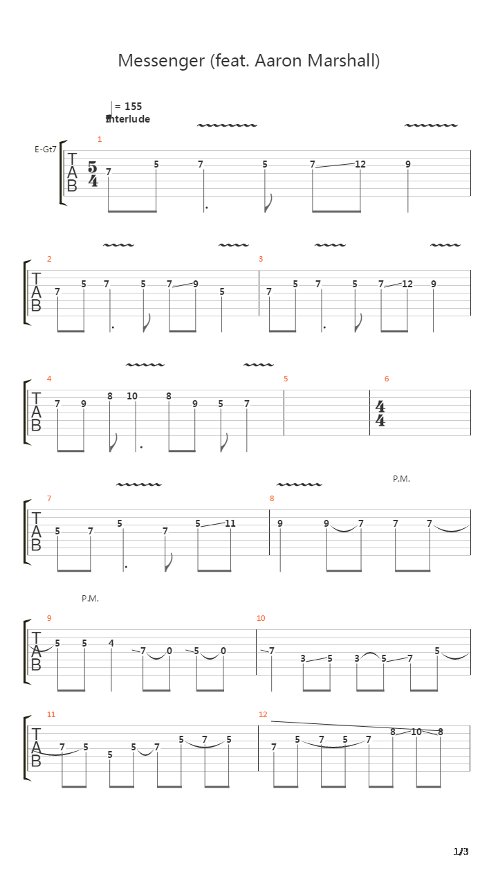 The Andromedan Pt I A Single Step吉他谱