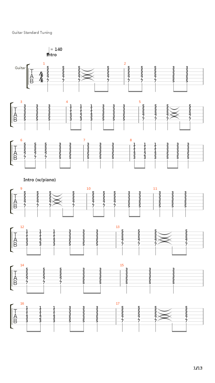 Jlt吉他谱