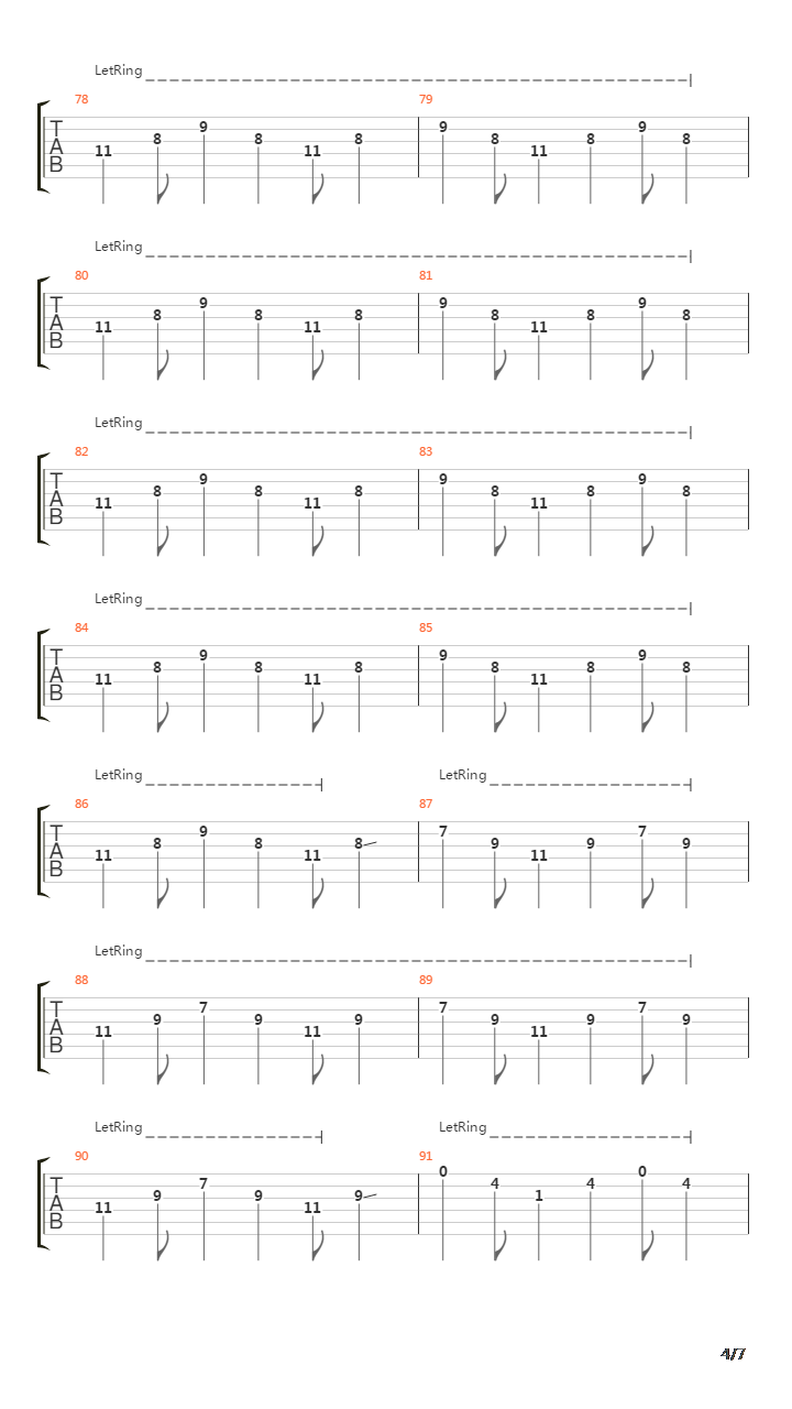 Monochrome Passive吉他谱