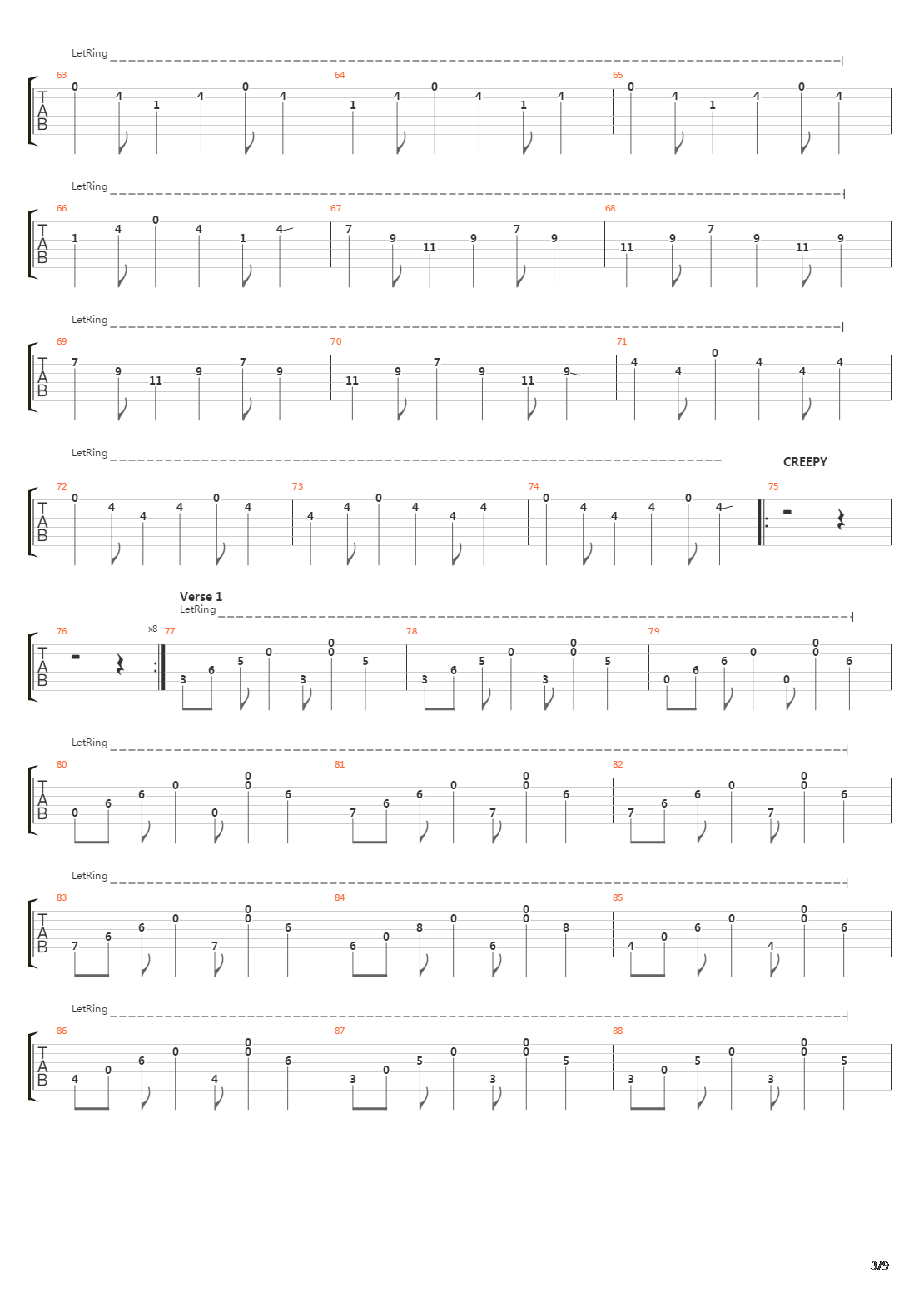 Monochrome Pensive吉他谱