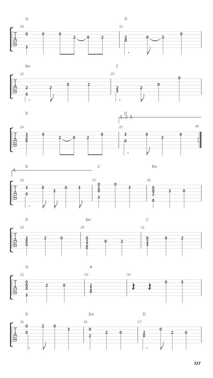 Monody吉他谱