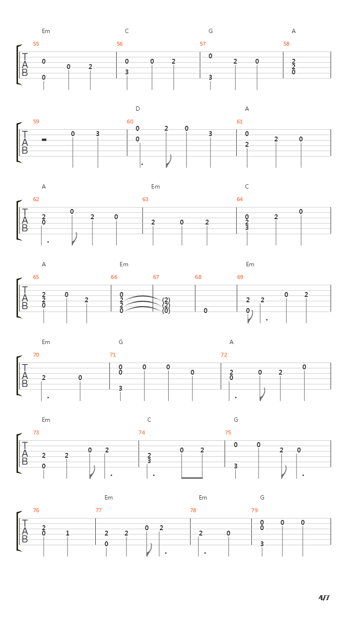 Monody吉他谱