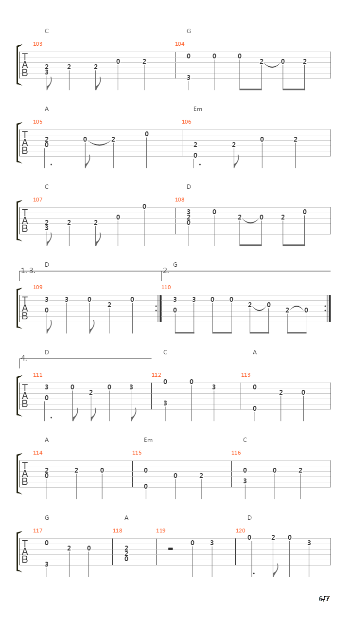 Monody吉他谱