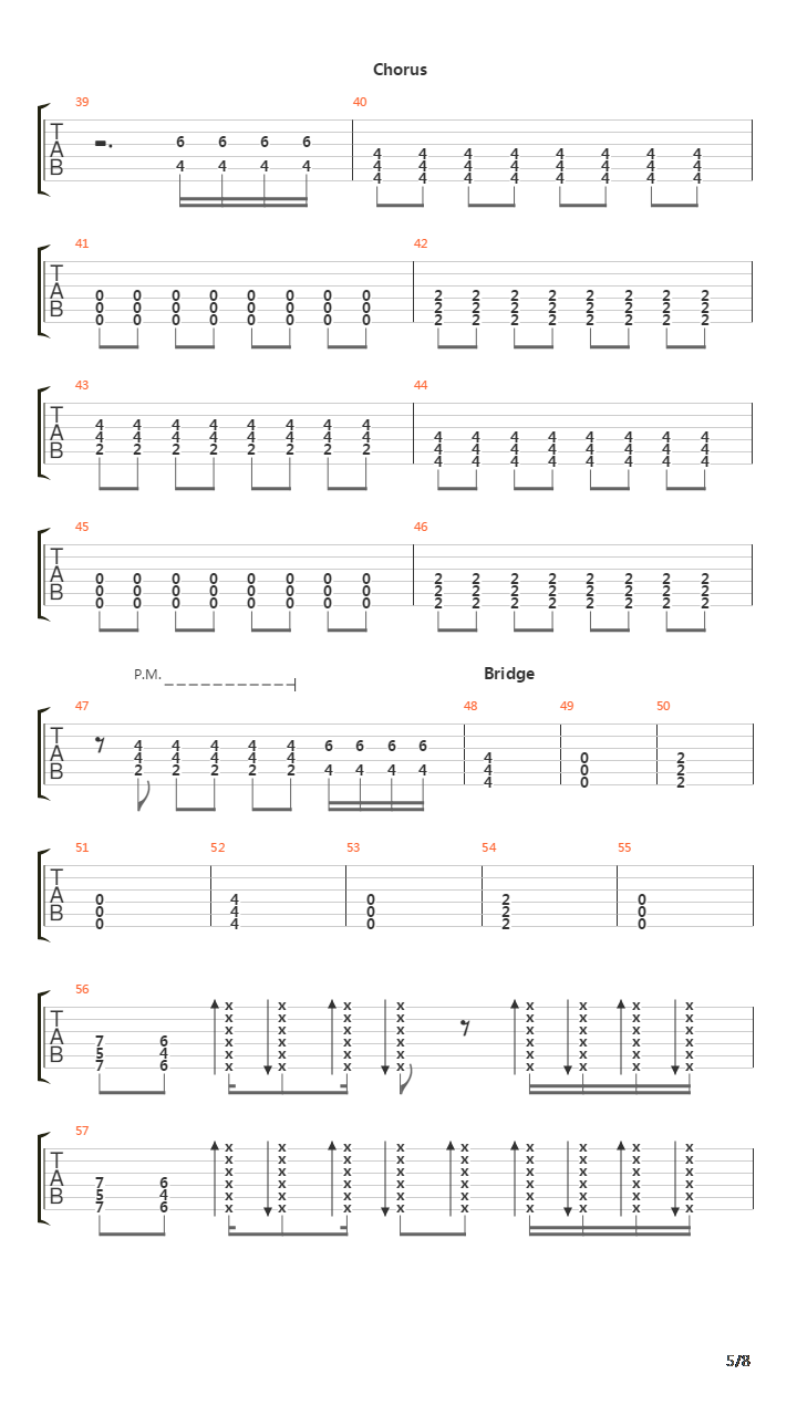 The Part That Hurts The Most吉他谱