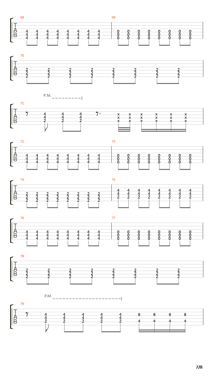 The Part That Hurts The Most吉他谱