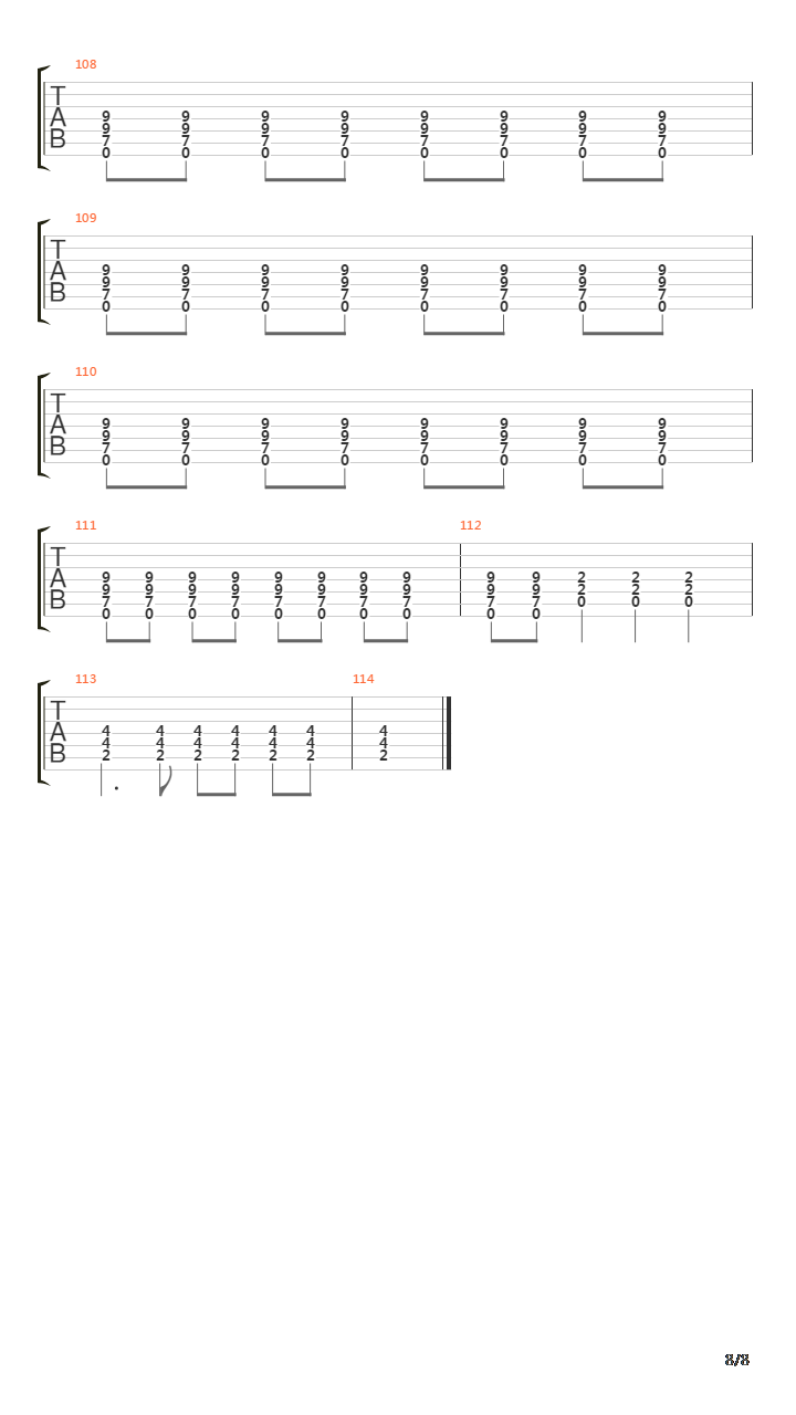 Kaptein Kaos吉他谱