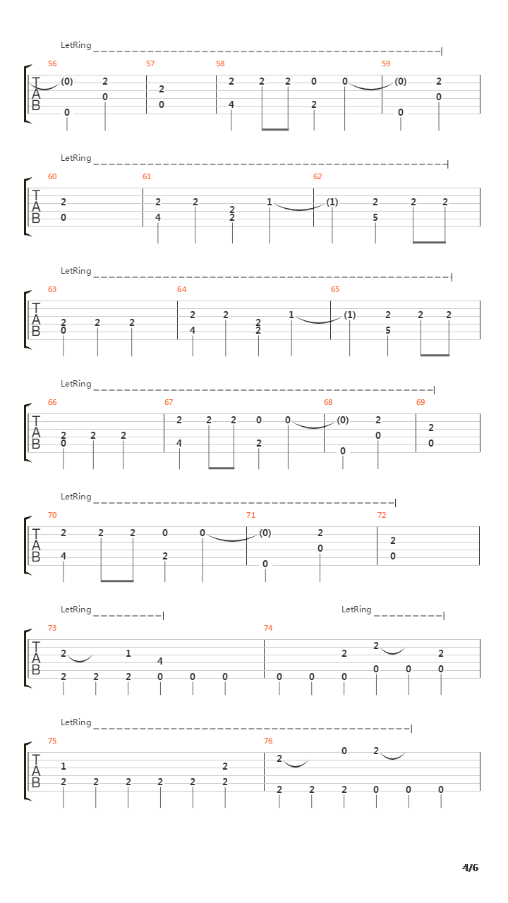 Goner吉他谱