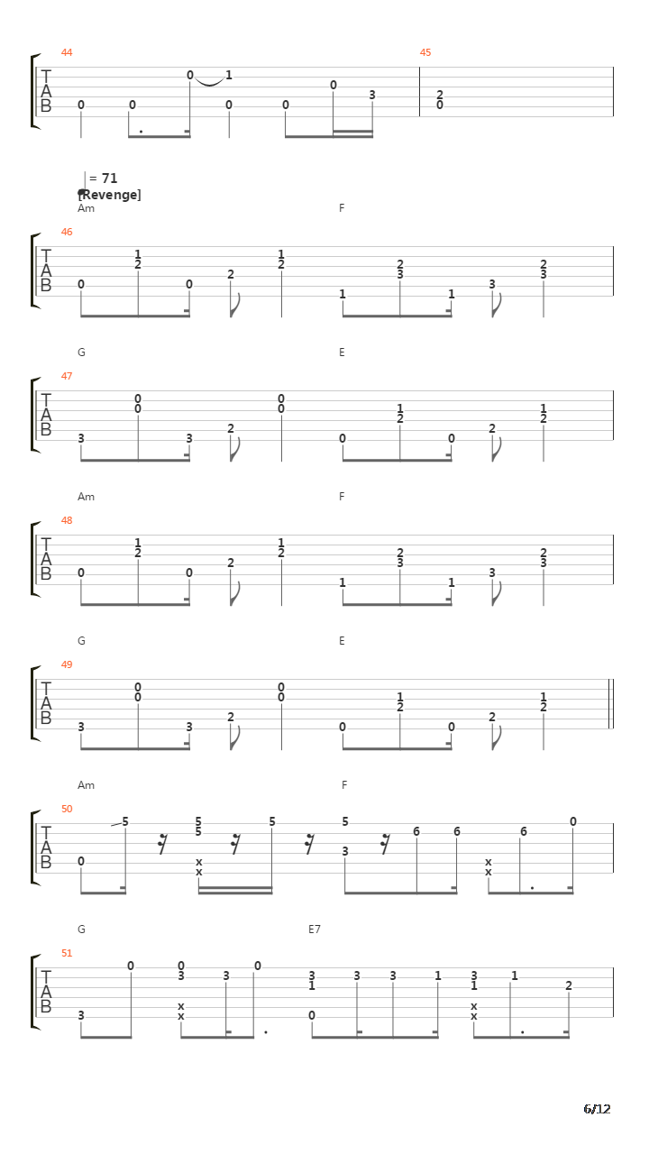 10 Songs吉他谱