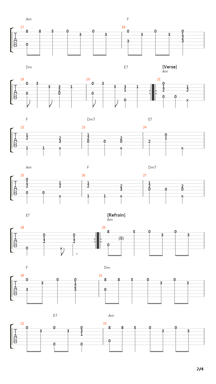 Sad吉他谱