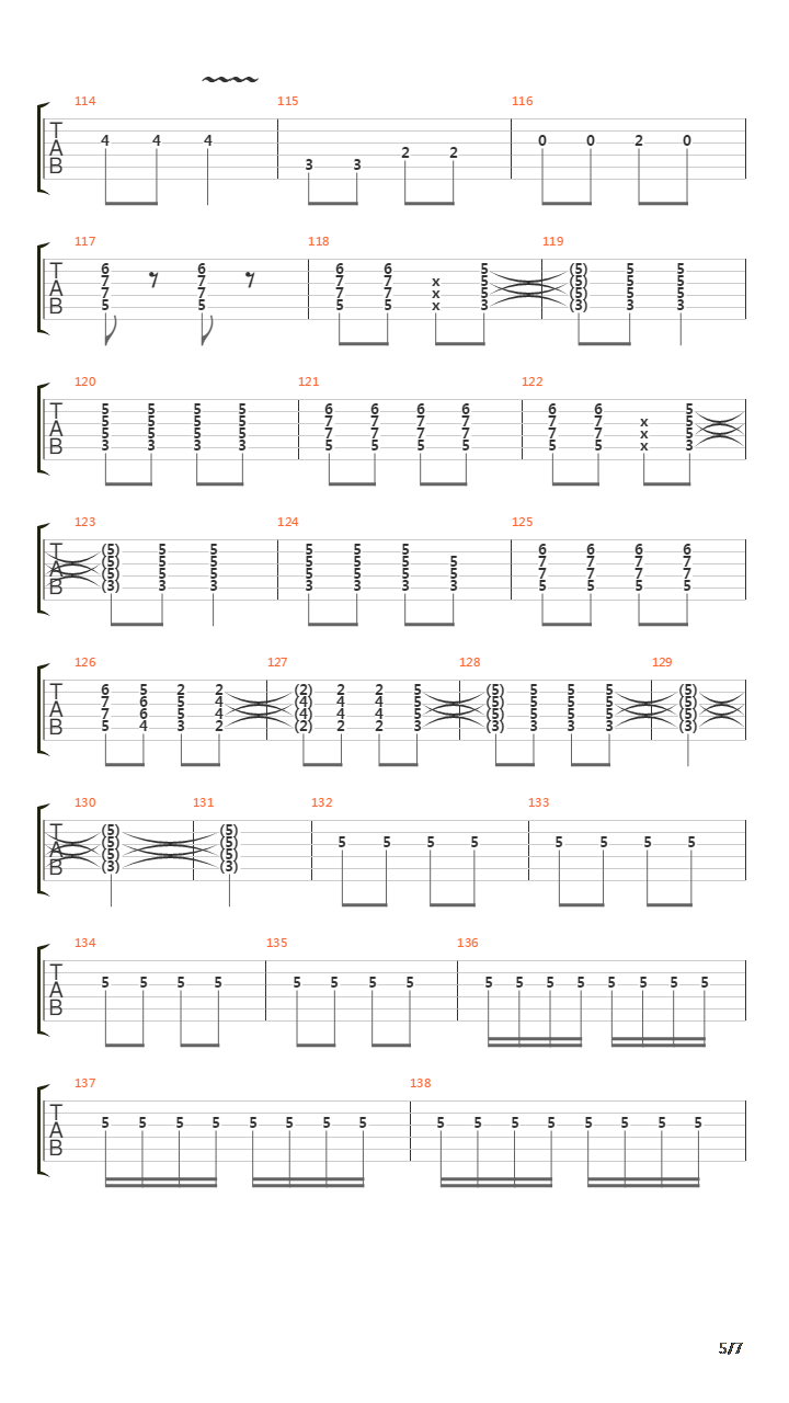 短路吉他谱