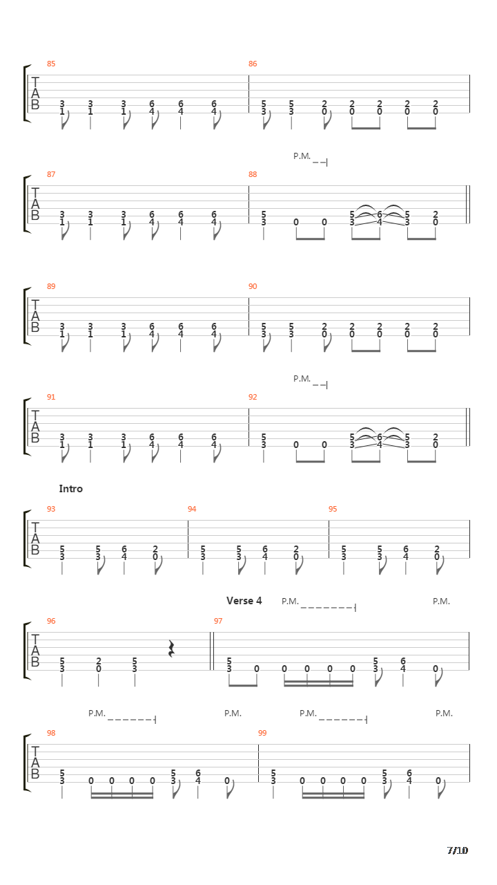 Bound In Acrimony吉他谱