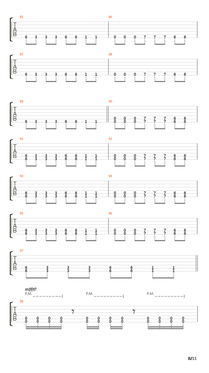 Apilas吉他谱