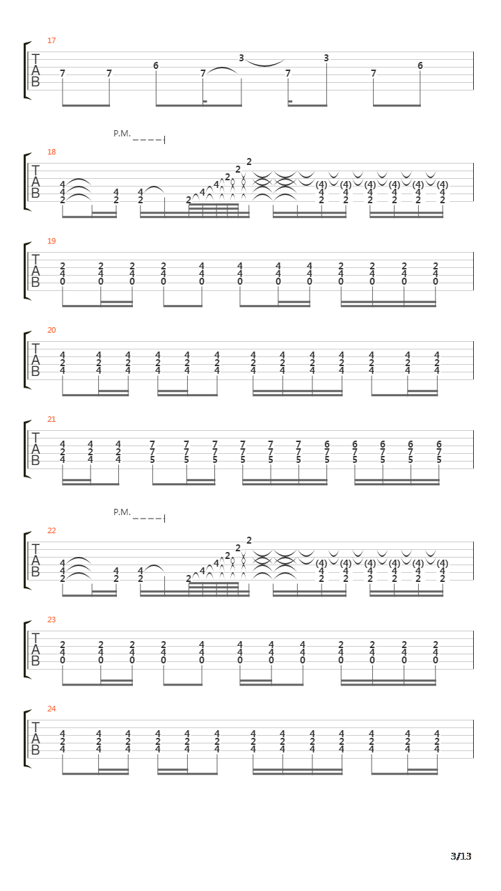 Percees De Lumiere吉他谱