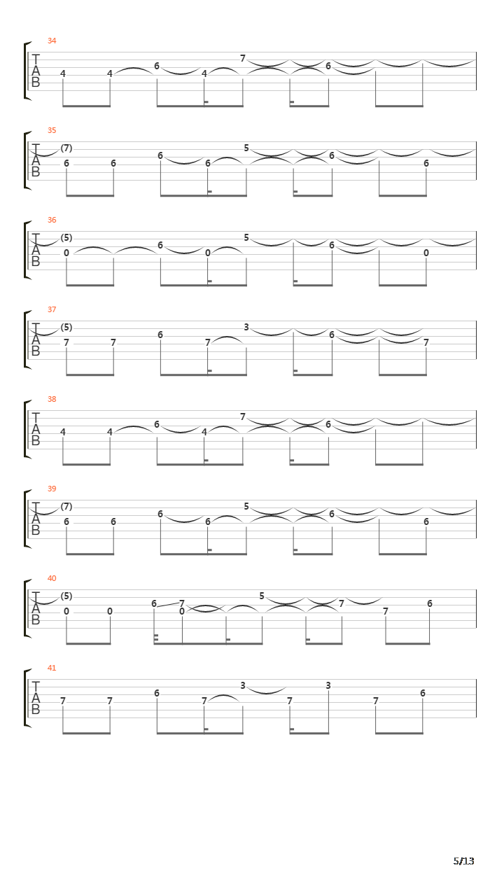 Percees De Lumiere吉他谱