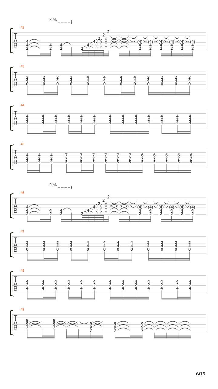 Percees De Lumiere吉他谱