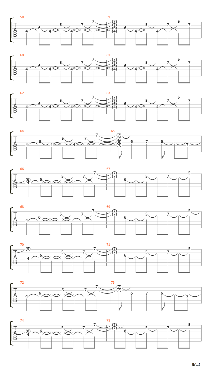 Percees De Lumiere吉他谱