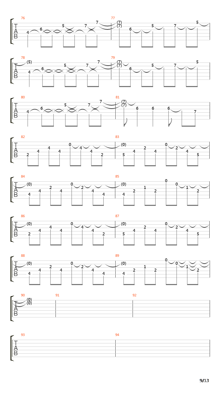 Percees De Lumiere吉他谱