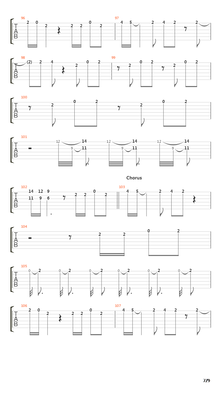 Dna吉他谱