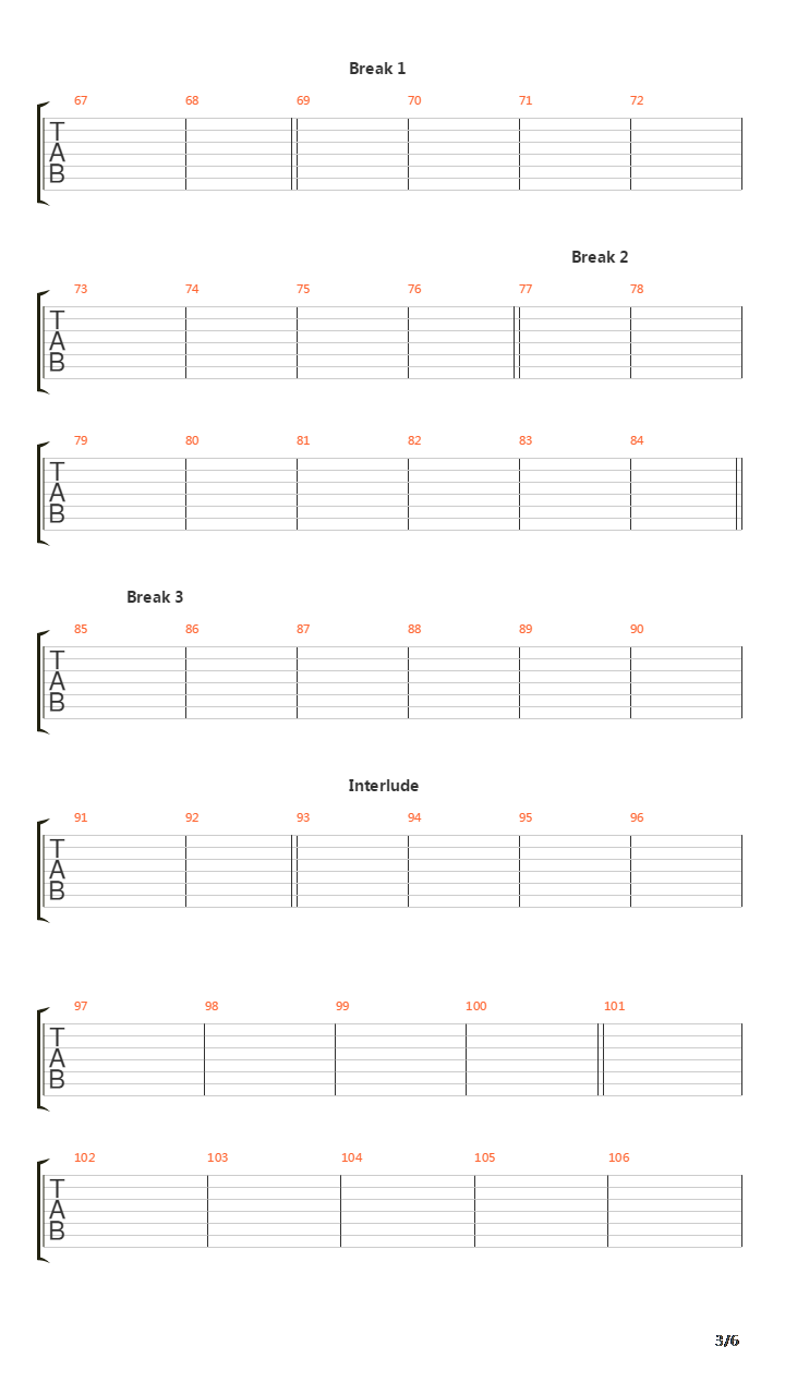 Yekteniya 5吉他谱