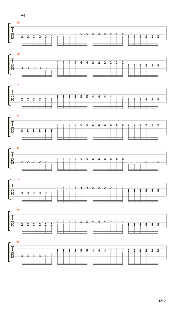 The Dance Of The Pagan Flames吉他谱