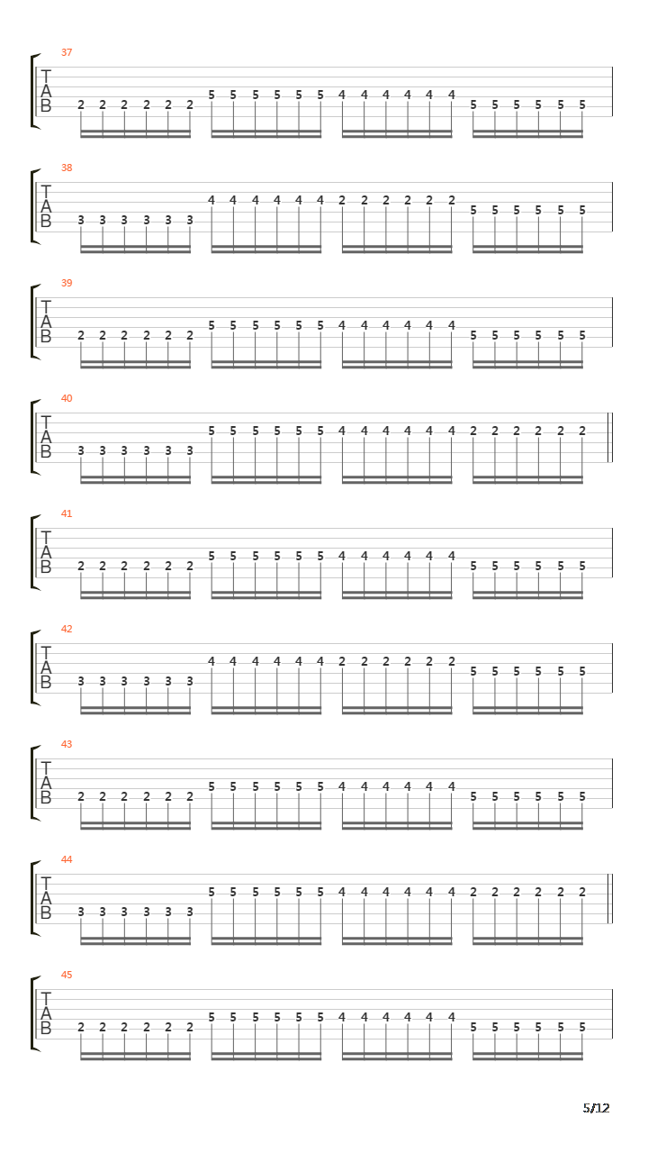 The Dance Of The Pagan Flames吉他谱