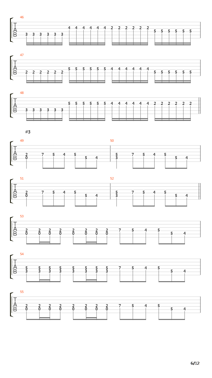 The Dance Of The Pagan Flames吉他谱